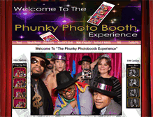 Tablet Screenshot of phunkyphotobooths.com